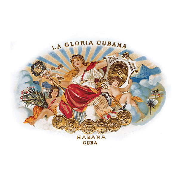 arte da caixa do charuto la gloria cubana