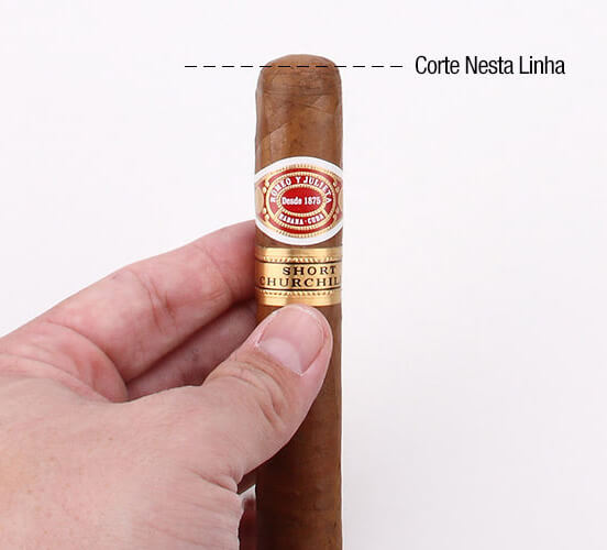 corte nesta posição