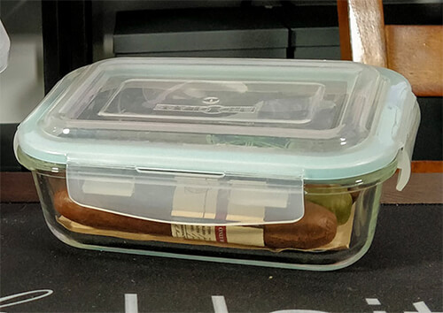 Se não quiser investir, guarde os charutos num tupperware